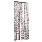 Zanzariera Grigio Talpa e Bianco 56x185 cm Ciniglia