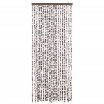 Zanzariera Grigio Talpa e Bianco 56x185 cm Ciniglia