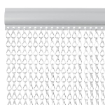 Zanzariera da Porta a Catena 100x212 cm in Alluminio