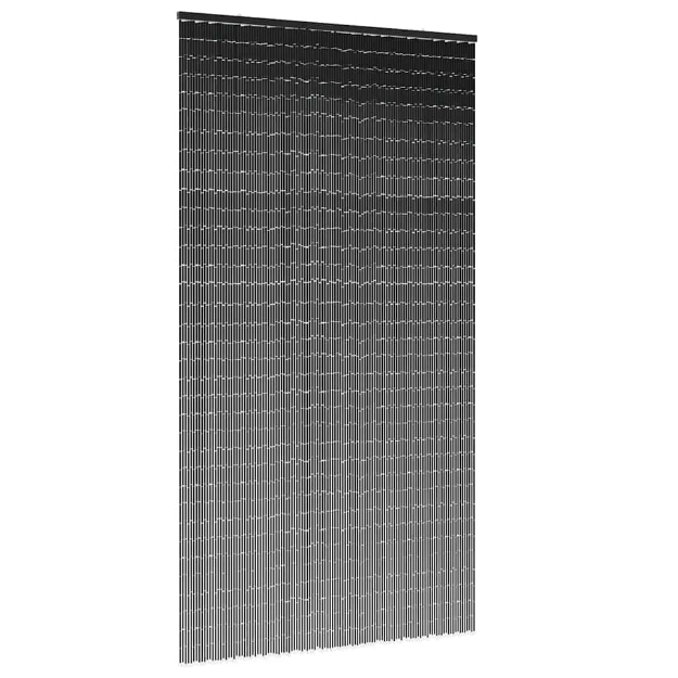 Tenda Antimosche per Porte Grigio Scuro 120x220 cm Bambù
