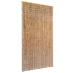 Tenda Antimosche per Porte in Bambù 100x220 cm