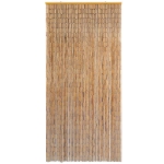 Tenda Antimosche per Porte in Bambù 100x220 cm