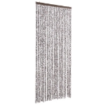 Zanzariera Marrone e Beige 90x200 cm Ciniglia