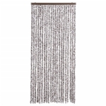 Zanzariera Marrone e Beige 90x200 cm Ciniglia