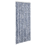 Zanzariera Blu e Bianco 56x200 cm Ciniglia