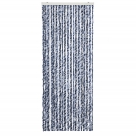 Zanzariera Blu e Bianco 56x200 cm Ciniglia