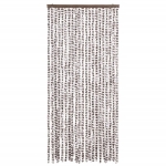 Zanzariera Grigio Talpa e Bianco 90x220 cm Ciniglia
