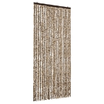 Zanzariera Beige e Marrone 90x220 cm Ciniglia