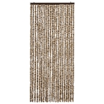 Zanzariera Beige e Marrone 90x220 cm Ciniglia