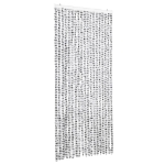 Zanzariera Grigio Chiaro e Grigio Scuro 56x185 cm Ciniglia
