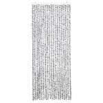 Zanzariera Grigio Chiaro e Grigio Scuro 56x185 cm Ciniglia