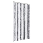 Tenda Antimosche Grigia e Bianca 100x200 cm in Ciniglia