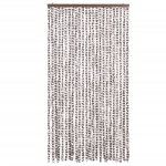 Tenda Antimosche Tortora e Bianca 100x200 cm in Ciniglia