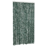 Tenda Antimosche Verde e Bianca 118x220 cm in Ciniglia