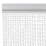 Zanzariera da Porta a Catena 80x212 cm in Alluminio