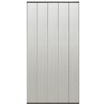 Zanzariera per Porta con 5 Sezioni a Rete Nera 120x240 cm