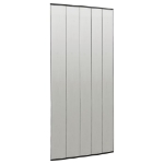 Zanzariera per Porta con 5 Sezioni a Rete Nera 120x240 cm