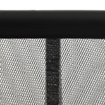 Zanzariera per Porta con 5 Sezioni a Rete Nera 120x240 cm
