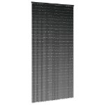 Tenda Antimosche per Porte Grigio Scuro 100x220 cm Bambù