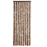Zanzariera Beige e Marrone Chiaro 56x200cm Ciniglia
