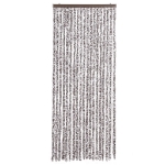 Zanzariera Marrone e Beige 56x200 cm Ciniglia