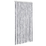 Zanzariera Grigio e Bianco 100x220 cm Ciniglia
