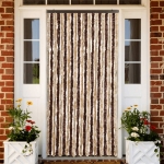 Zanzariera Beige e Marrone Chiaro 90x220cm Ciniglia