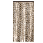 Zanzariera Beige e Marrone 100x220 cm Ciniglia
