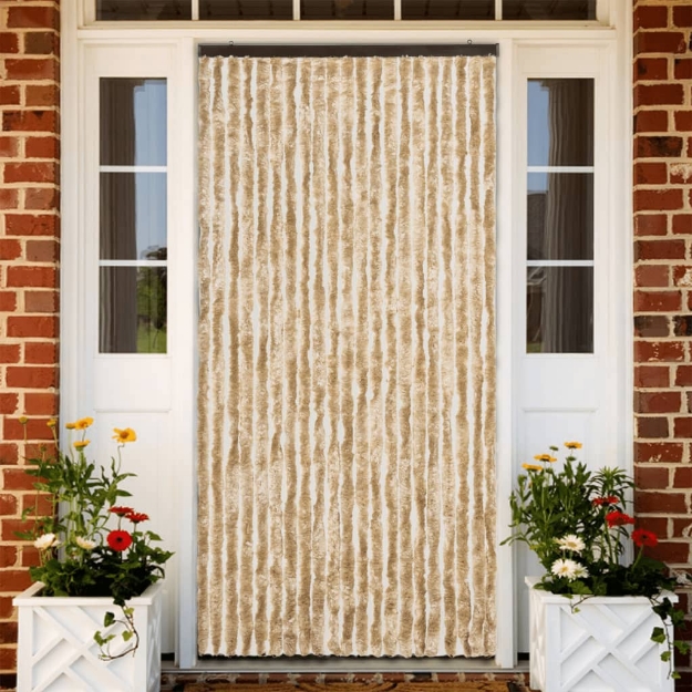 Zanzariera Beige 90x220 cm Ciniglia