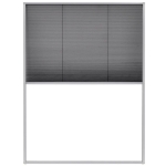 Zanzariera Plissettata per Finestre in Alluminio 60x80 cm