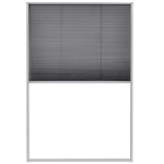 Zanzariera Plissettata per Finestre in Alluminio 80x120 cm