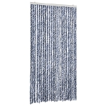 Tenda Antimosche Blu e Bianca 100x230 cm in Ciniglia