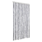 Tenda Antimosche Grigia e Bianca 100x230 cm in Ciniglia