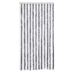Tenda Antimosche Grigia e Bianca 100x230 cm in Ciniglia