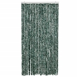 Tenda Antimosche Verde e Bianca 100x200 cm in Ciniglia
