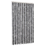 Tenda Antimosche Grigia e Nera 100x220 cm in Ciniglia