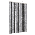 Tenda Antimosche Grigia e Nera 118x220 cm in Ciniglia