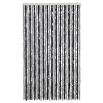 Tenda Antimosche Grigia e Nera 118x220 cm in Ciniglia