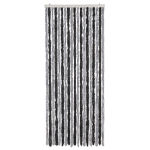 Tenda Antimosche Grigia e Nera 56x200 cm in Ciniglia