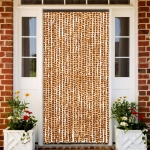 Zanzariera Ocra e Bianco 100x220 cm Ciniglia