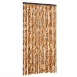 Zanzariera Ocra e Bianco 100x220 cm Ciniglia
