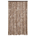 Zanzariera Beige e Marrone Chiaro 118x220 cm Ciniglia