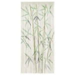 Tenda Antimosche per Porte Stampa Bambù 100x200 cm Bambù