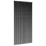 Tenda Antimosche per Porte Grigio Scuro 100x200 cm Bambù