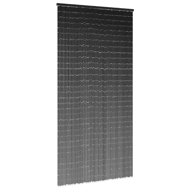 Tenda Antimosche per Porte Grigio Scuro 100x200 cm Bambù