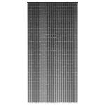 Tenda Antimosche per Porte Grigio Scuro 100x200 cm Bambù