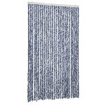 Zanzariera Blu e Bianco 118x220 cm Ciniglia