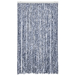 Zanzariera Blu e Bianco 118x220 cm Ciniglia