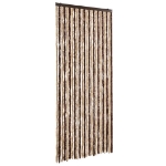 Zanzariera Beige e Marrone Chiaro 100x220 cm Ciniglia