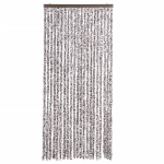 Zanzariera Marrone e Beige 90x220 cm Ciniglia